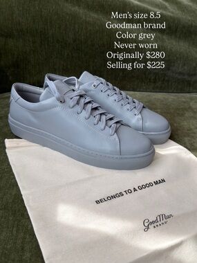 Good Man Brand Light Grey Leather